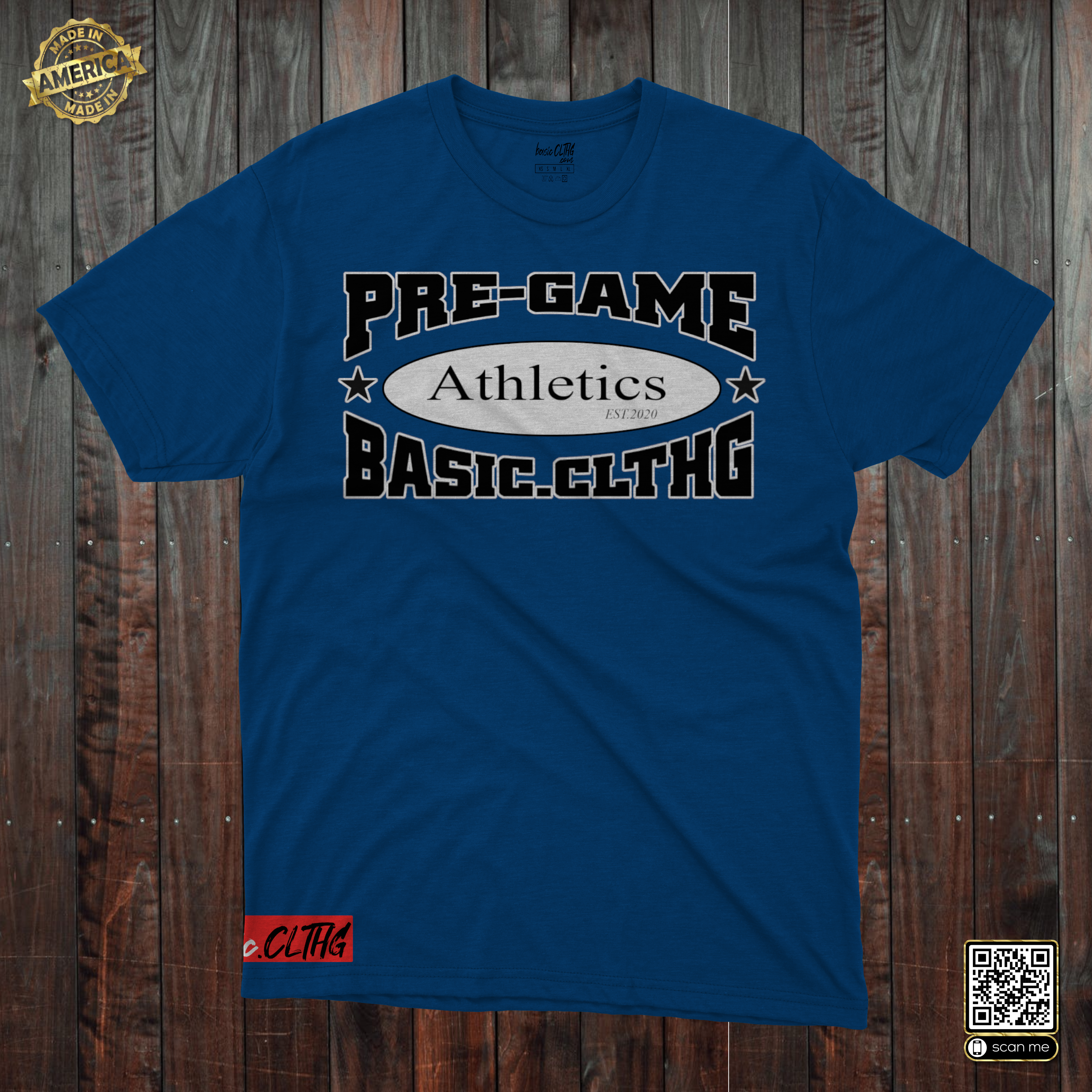 basic.CLTHG - PRE-GAME Athletics BW