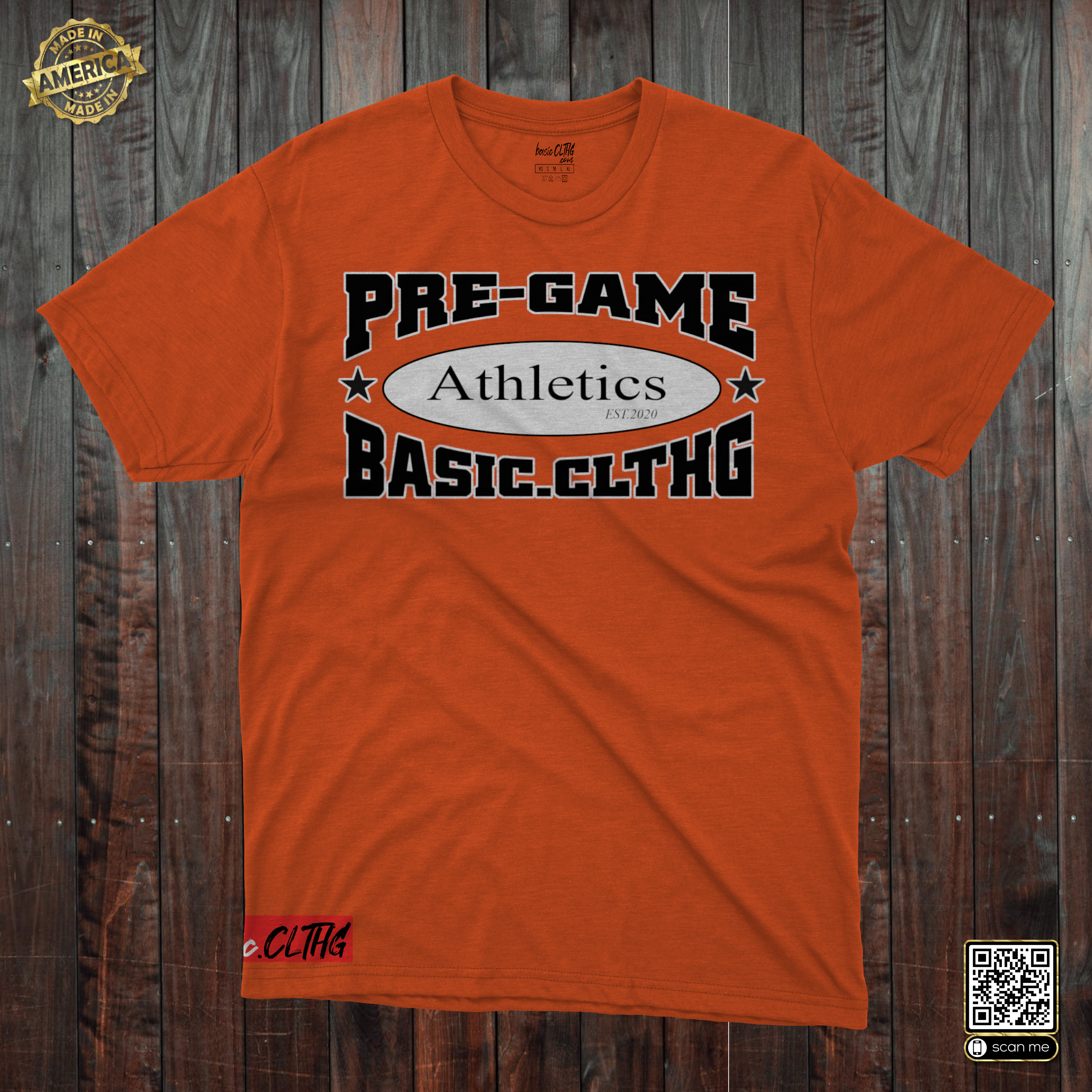 basic.CLTHG - PRE-GAME Athletics BW